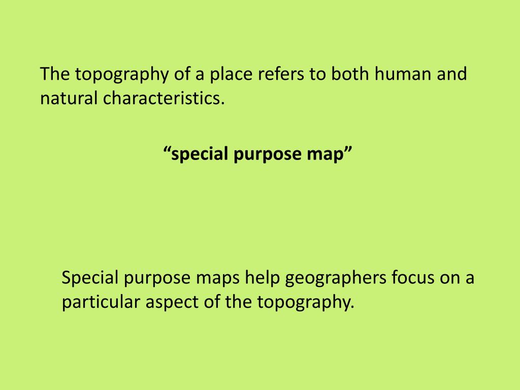 PPT - Special Purpose Maps PowerPoint Presentation, free download - ID 