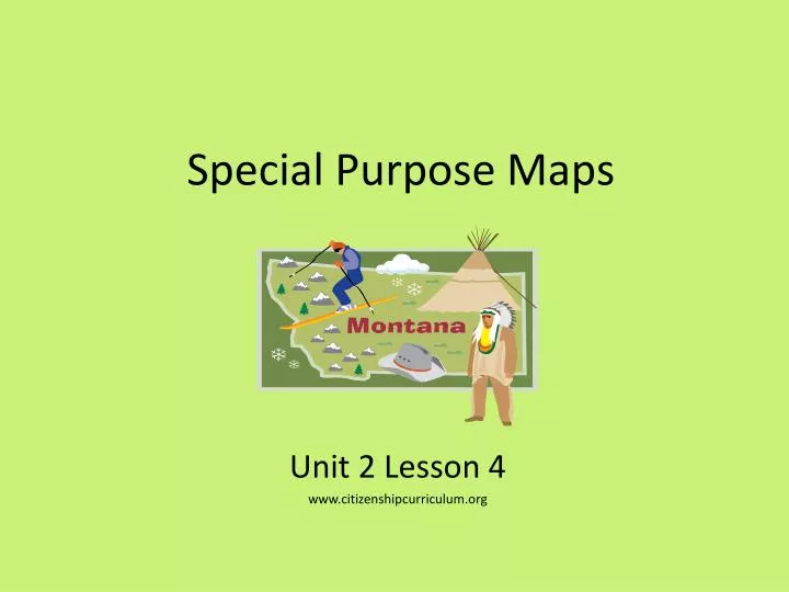 special purpose maps n.