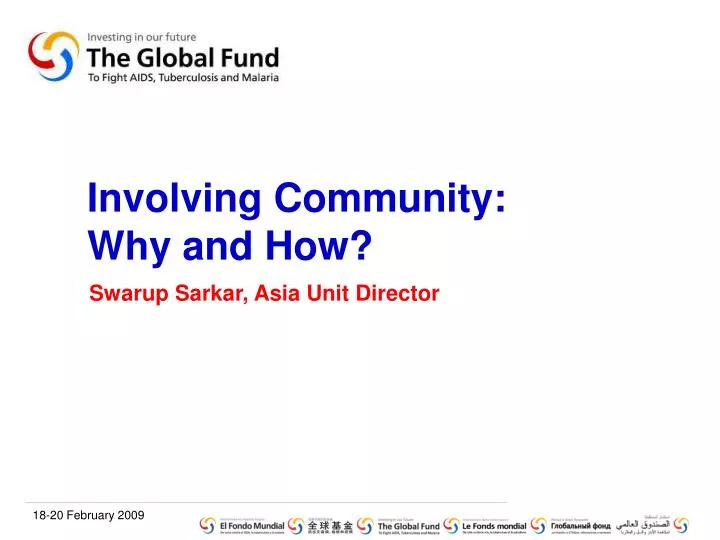 PPT Involving Community Why And How PowerPoint Presentation Free 