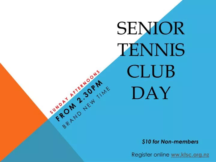 senior tennis club day n.