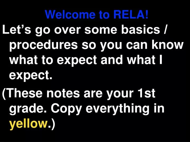 welcome to rela n.
