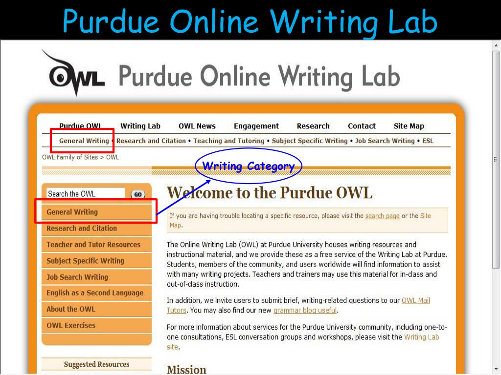 owl purdue online writing