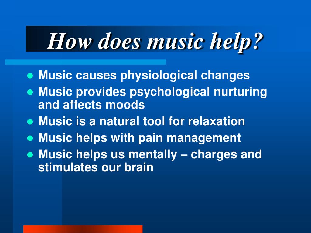 PPT Music as Therapy A Perspective PowerPoint Presentation, free
