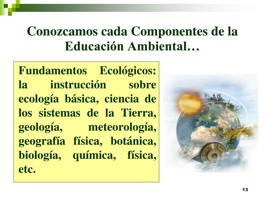 PPT - EDUCACIÓN AMBIENTAL Y DESARROLLO SOSTENIBLE PowerPoint