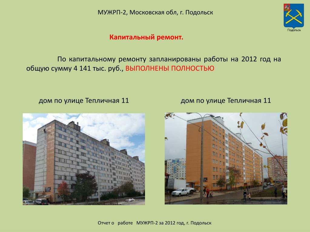 Индекс подольск московская улица