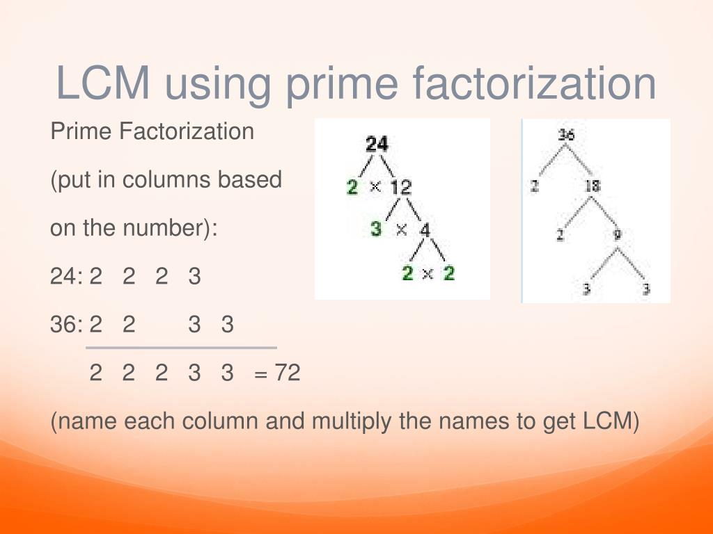 How To Find Least Common Multiple Prime Factorization - Haiper