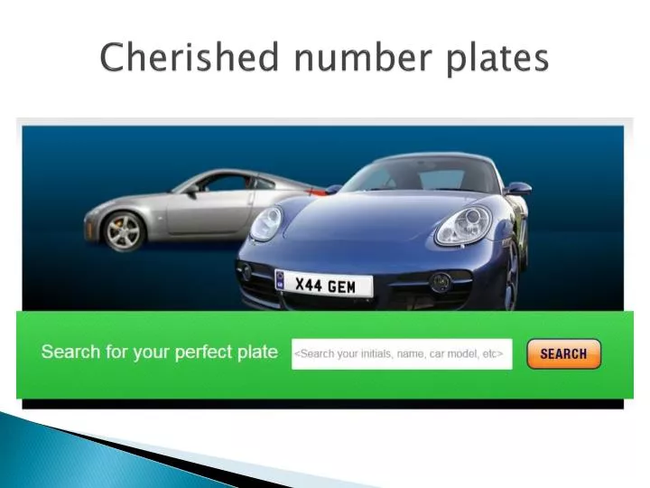 cherished number plates n.