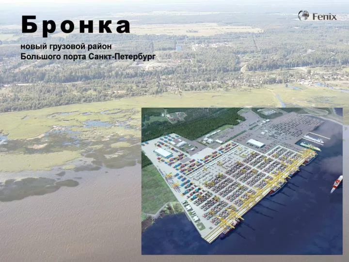 Бронка порт санкт петербург карта