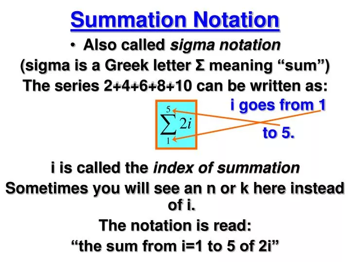 PPT Summation Notation PowerPoint Presentation Free Download ID ppt-summation-notation-powerpoint-presentation-free-download-id