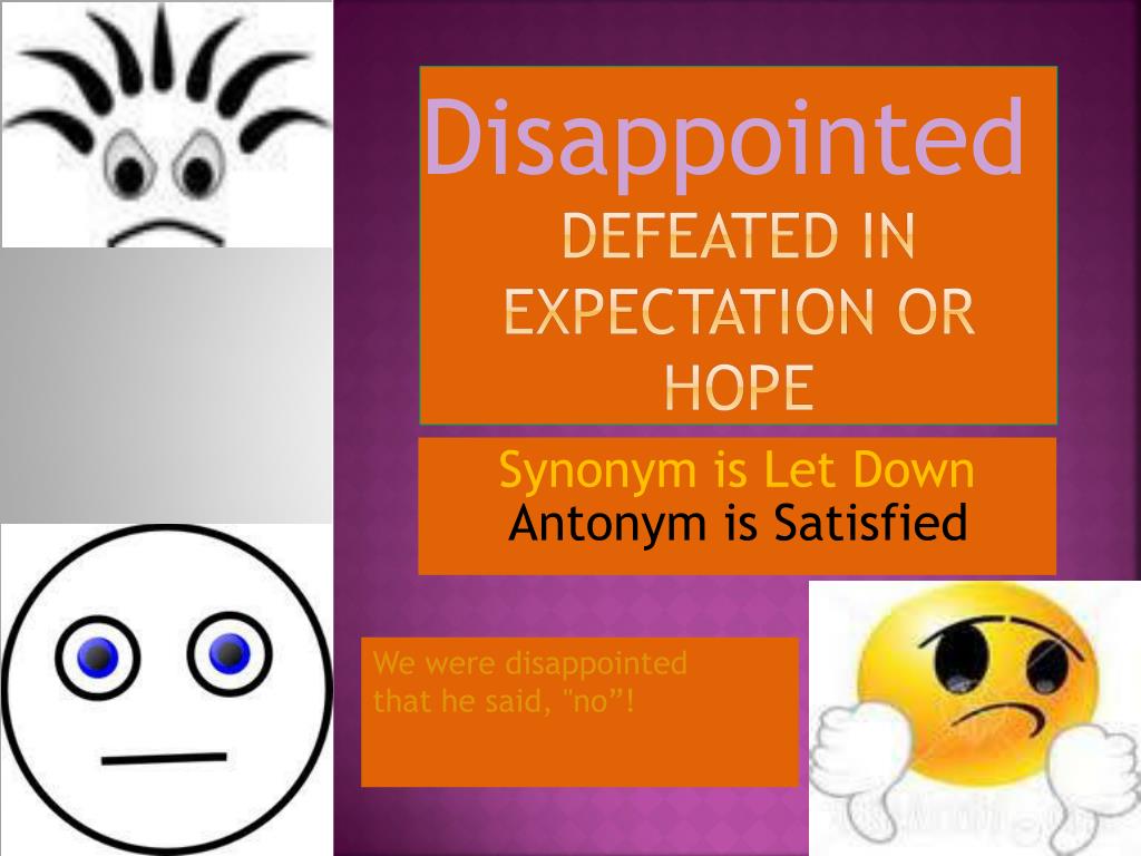 Ppt Defeated In Expectation Or Hope Powerpoint Presentation Free Download Id
