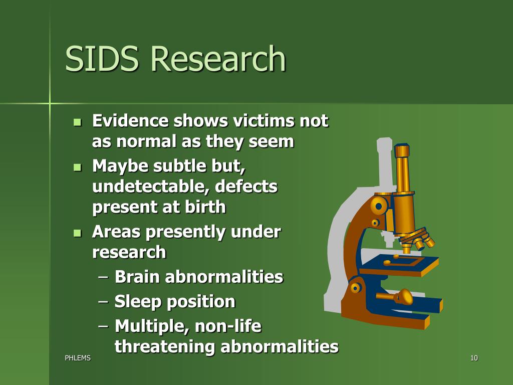 new research in sids
