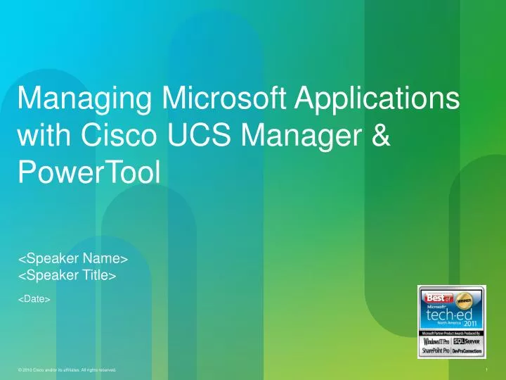 ppt-managing-microsoft-applications-with-cisco-ucs-manager