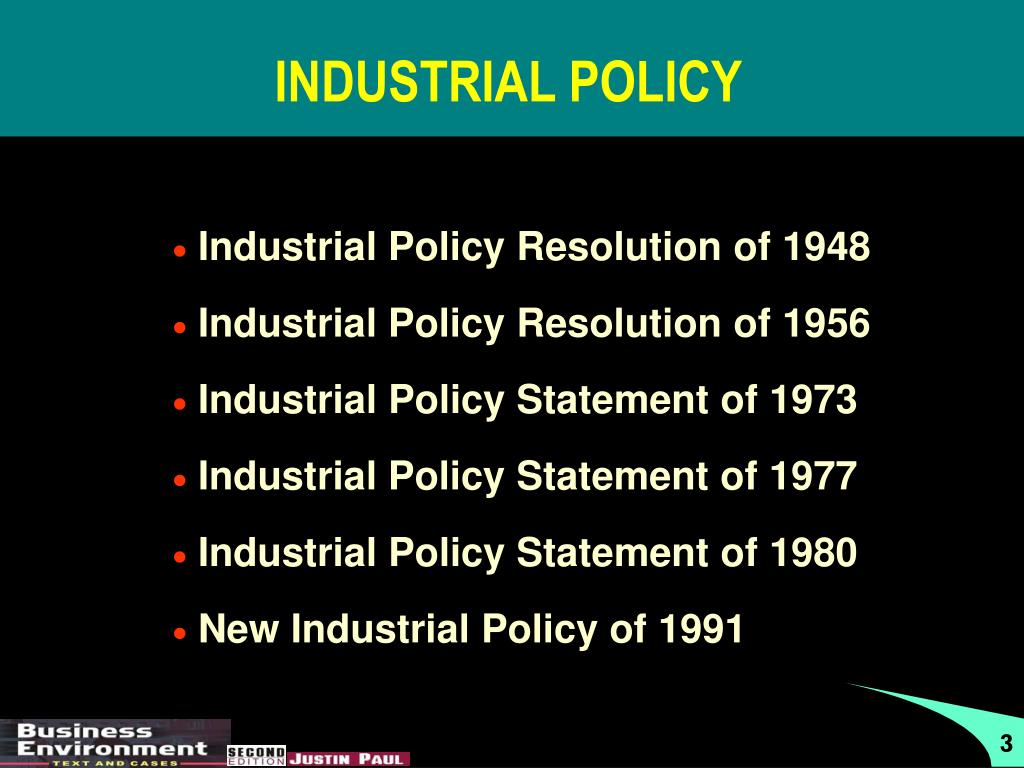 industrial policy resolution of 1948