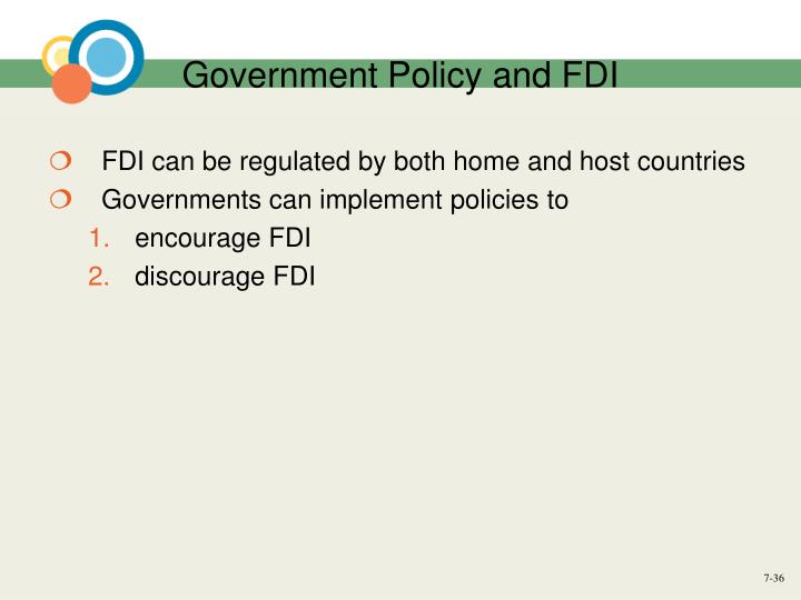 impact of fdi on home and host countries ppt