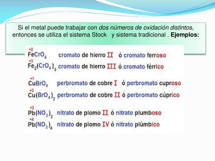 PPT NOMENCLATURA DE SALES OXISALES PowerPoint