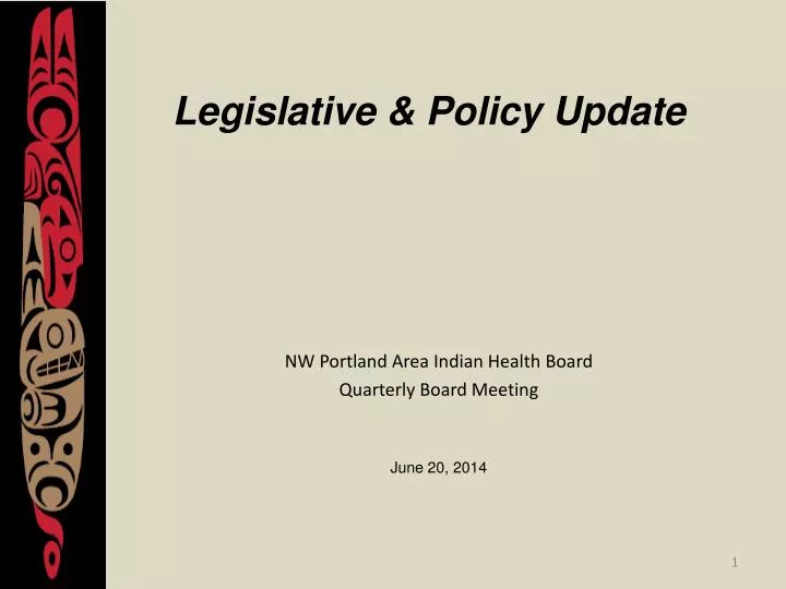 legislative policy update n.