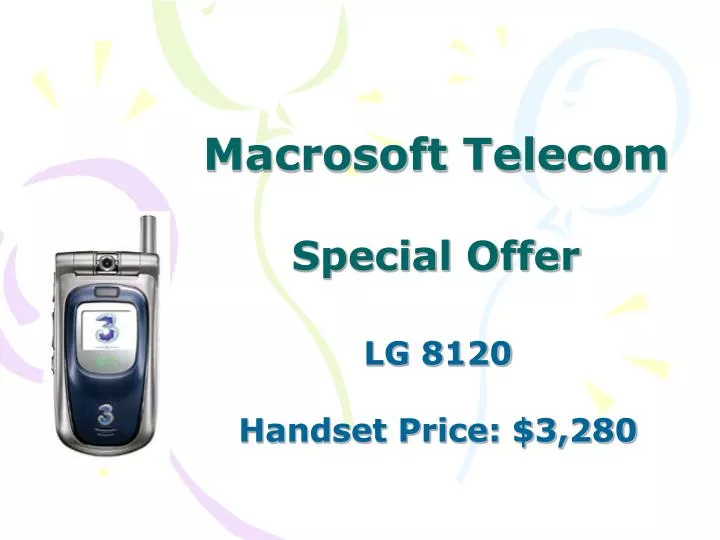 macrosoft telecom special offer n.