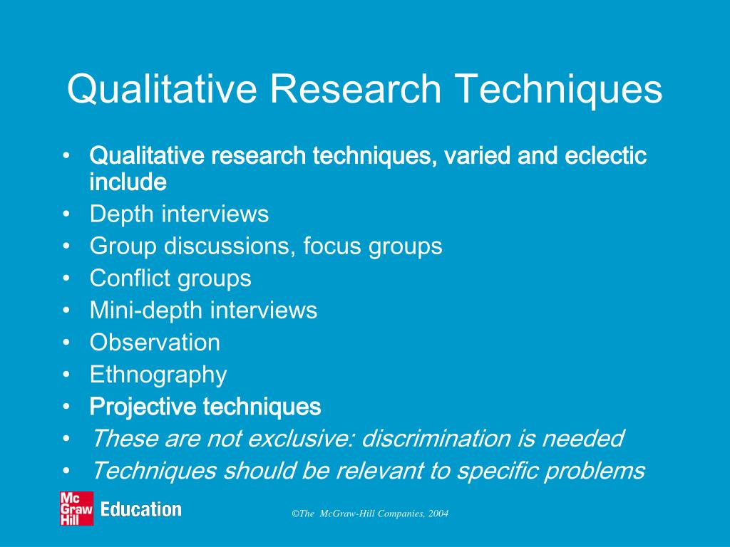 qualitative research projective techniques