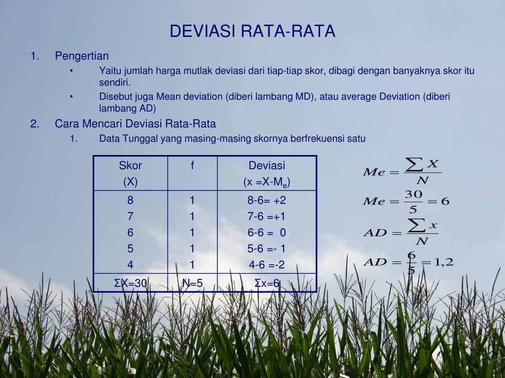 PPT PENGUKURAN PENYEBARAN DATA PowerPoint Presentation, free download