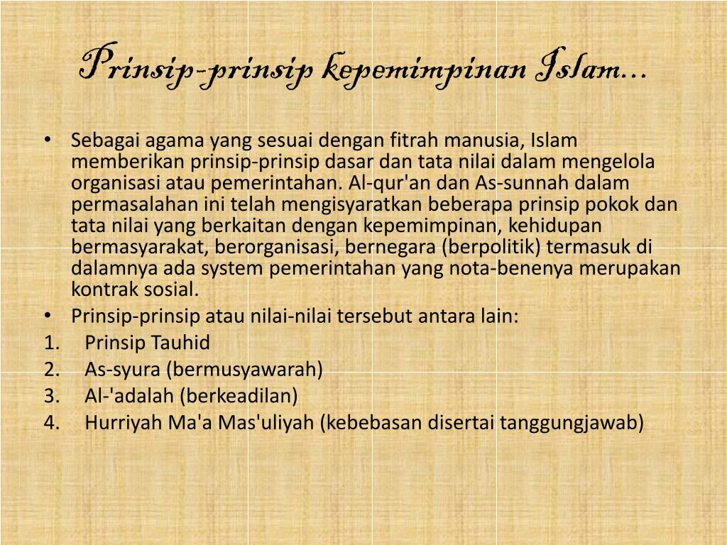 Hadis Tentang Pemimpin Gambar Islami
