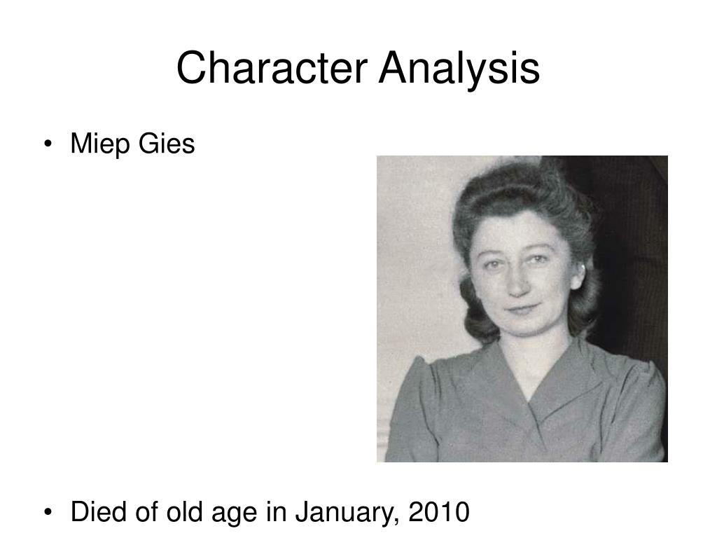 character analysis9 l