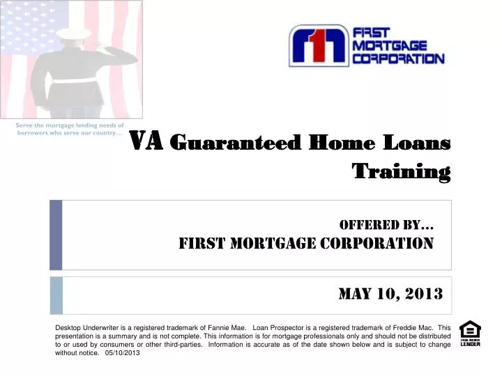 va guaranteed home loans training n.