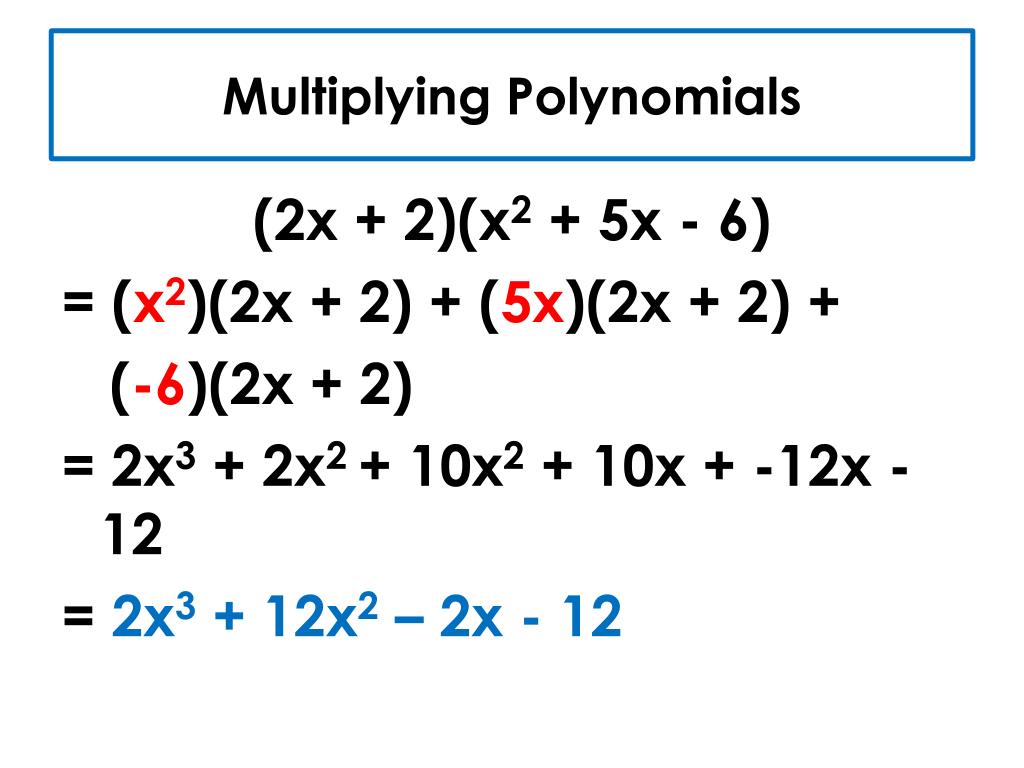 problem solving multiplying polynomials