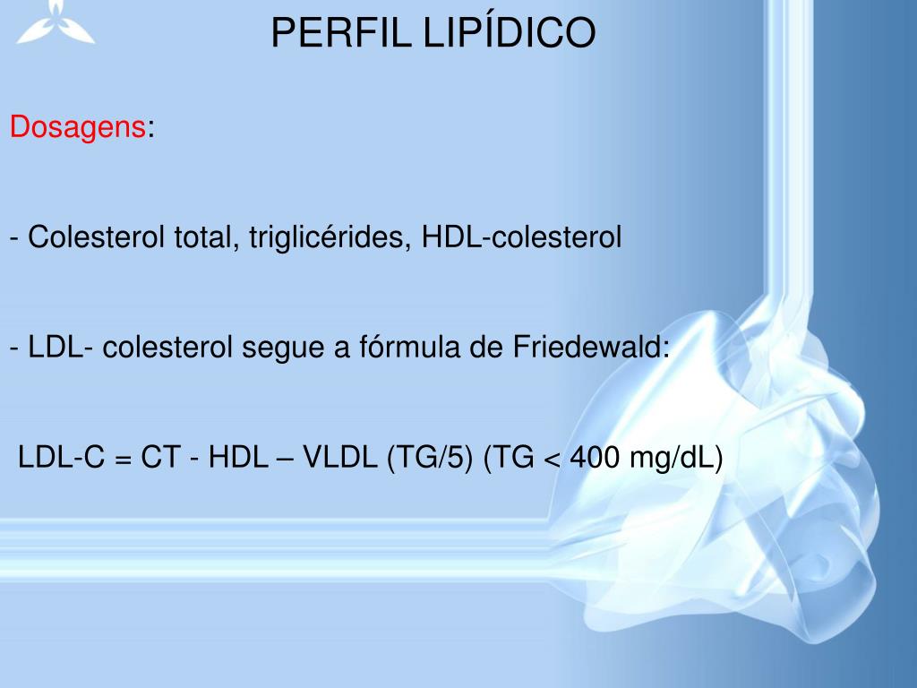 PPT - PERFIL LIPÍDICO OU LIPIDOGRAMA PowerPoint Presentation, free download  - ID:5979404