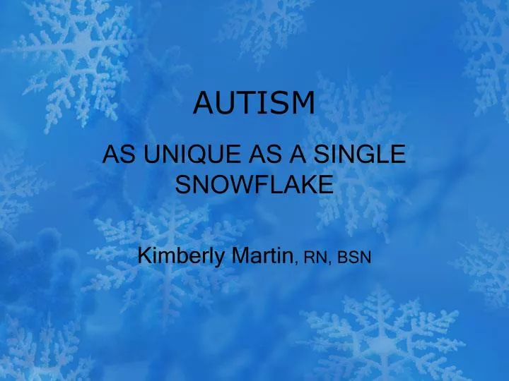 autism n.