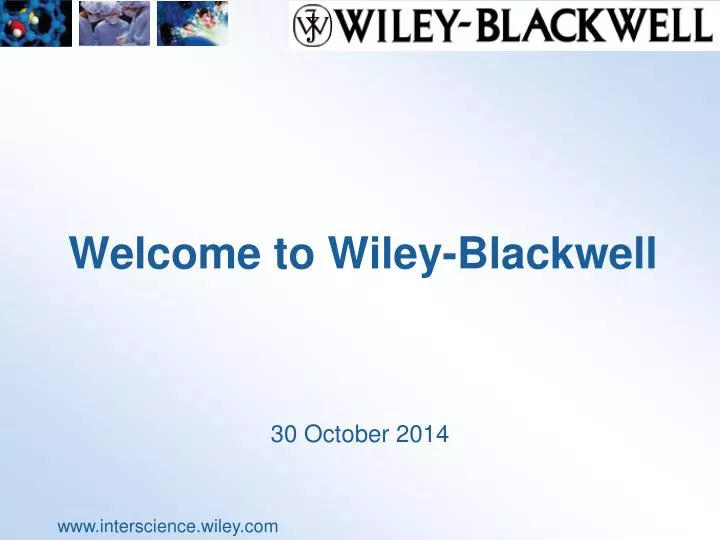welcome to wiley blackwell n.