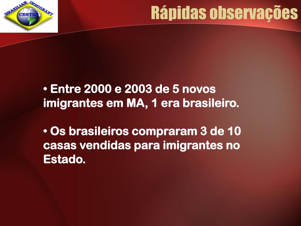 Gostaria de fazer algumas rápidas observações sobre o