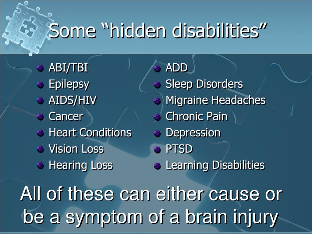 list of invisible disabilities list of invisible disabilities