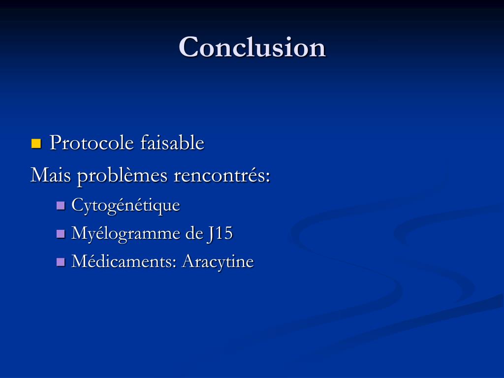 PPT Les Leucémies Aigues Myeloblastiques de l’enfant Evaluation du — free download
