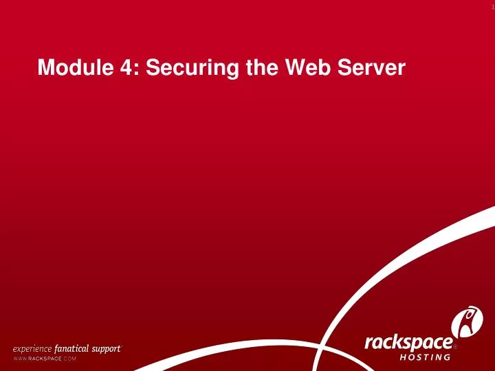 module 4 securing the web server n.