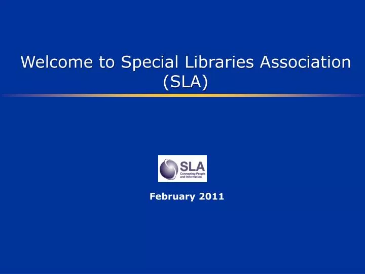 PPT to Special Libraries Association (SLA) PowerPoint