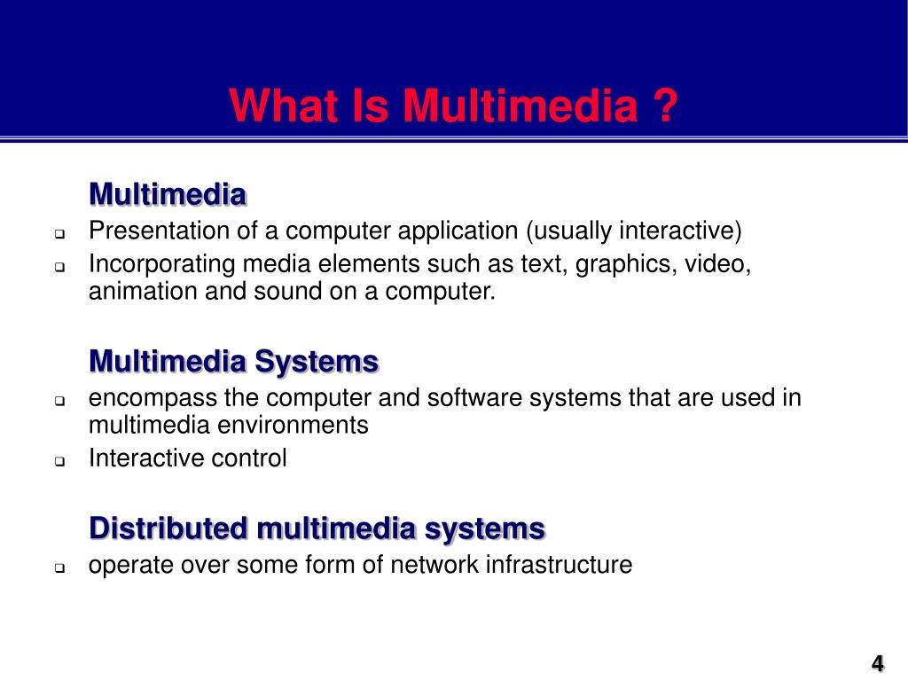meaning of multimedia presentation