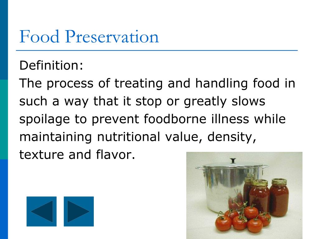 presentation on food preservation