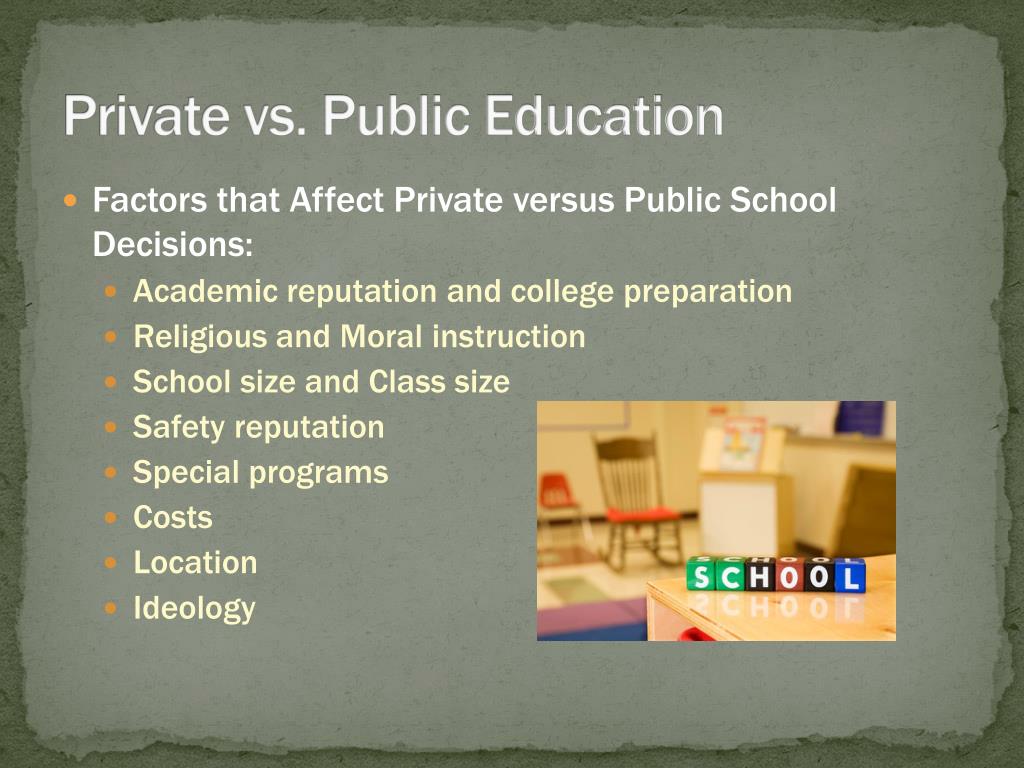 public vs private school research paper philippines
