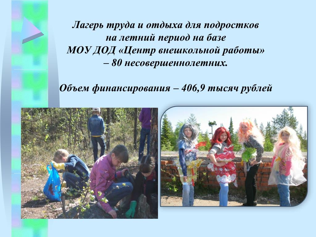 Проект на тему подросток и труд