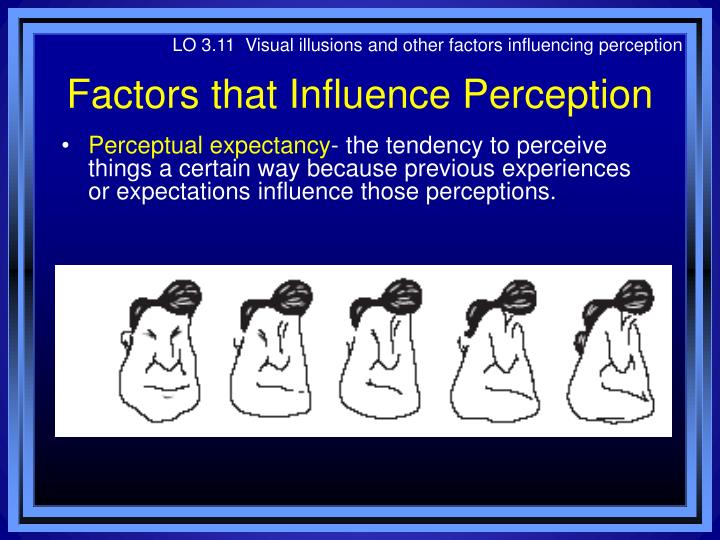 factors that influence perception factors that influence perception