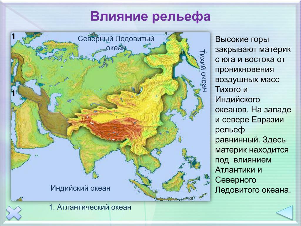 Северная евразия климат. Рельеф материка Евразия. Рельеф материка Евразия 7 класс. Климат материка Евразия. Горные рельефы Евразии.