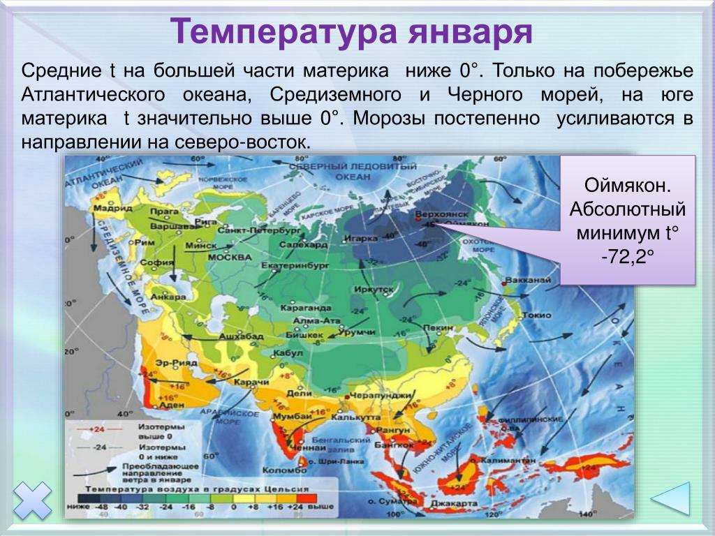 Самый теплый климат в мире. Климатическая карта Евразии. Климат Евразии карта 7 класс. Материк Евразии с климатическими зонами. Климат материка Евразия 7 класс.