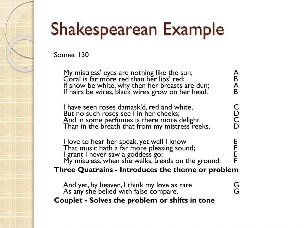 PPT - Sonnets PowerPoint Presentation, free download - ID:28