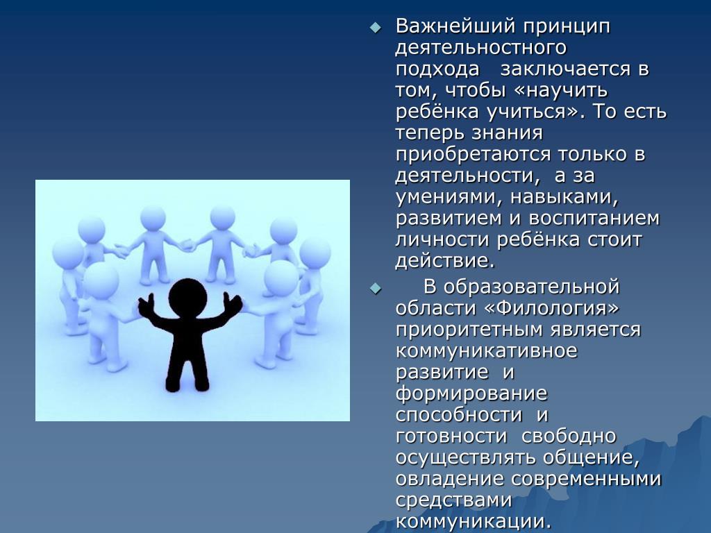 Принцип деятельностной любви. Согласно деятельностному подходу коммуникация это.