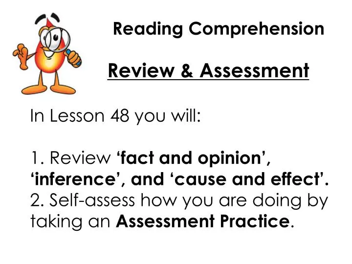 powerpoint presentation of reading comprehension