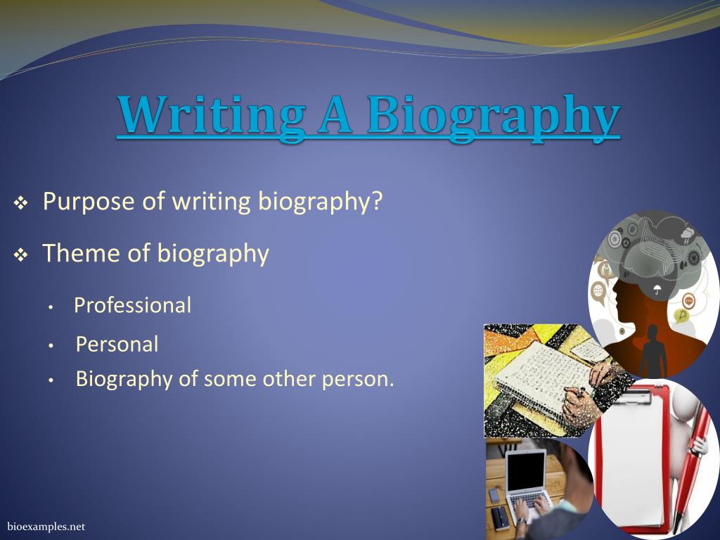 how writing biography