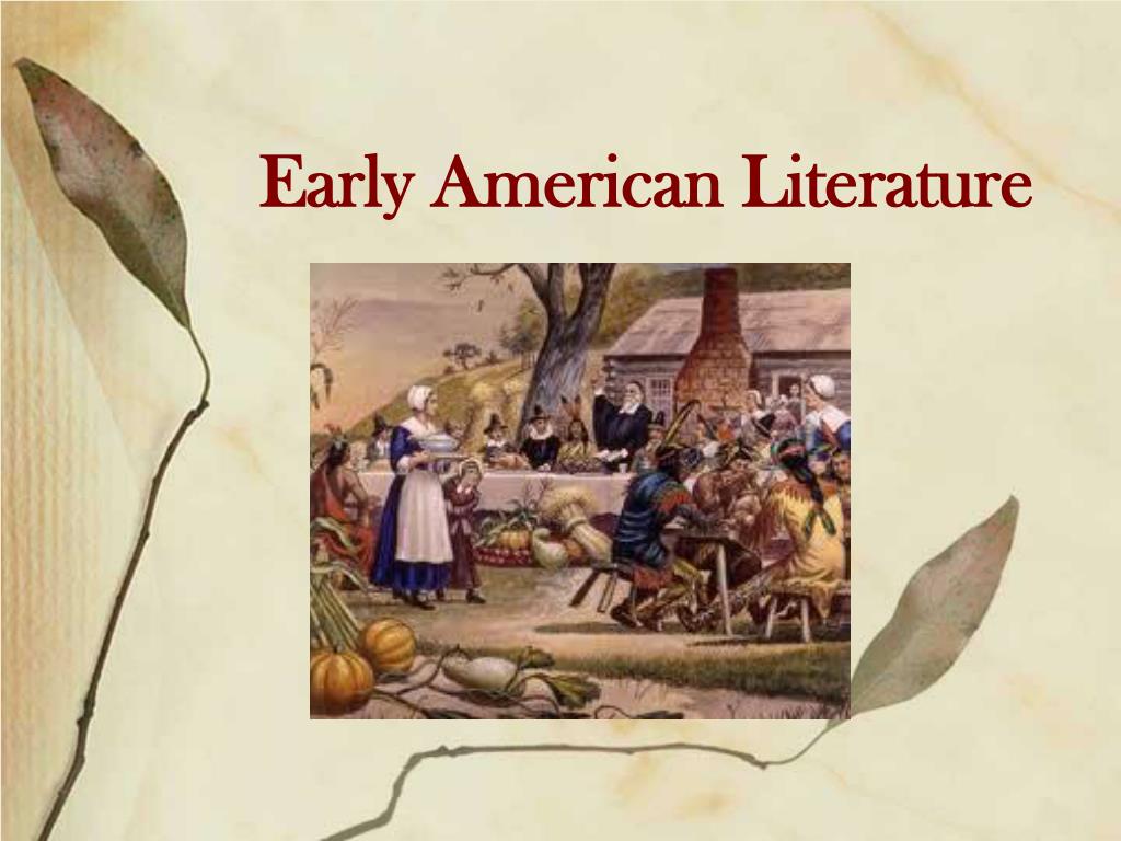 introduction to early american literature assignment