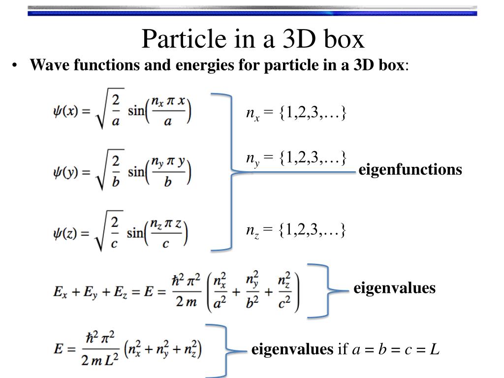 PPT - Particle In A Box PowerPoint Presentation, free download - ID:6004726