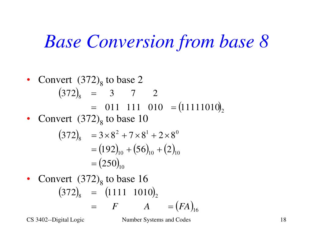 PPT - NUMBER SYSTEMS AND CODES PowerPoint Presentation - ID:6004908