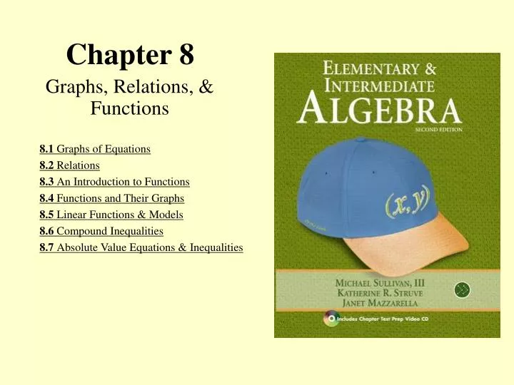 chapter 8 graphs relations functions n.